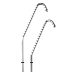 Os faucets da BBI são peças muito utilizadas na montagem de filtros e purificadores, facilitando a instalação de acordo com o ambiente. O Faucet Curto é o mais indicado para utilização em carcaças de purificadores com altura de 5" a 7", enquanto o Faucet Longo é ideal para carcaças com altura de 9"3/4 a 10".