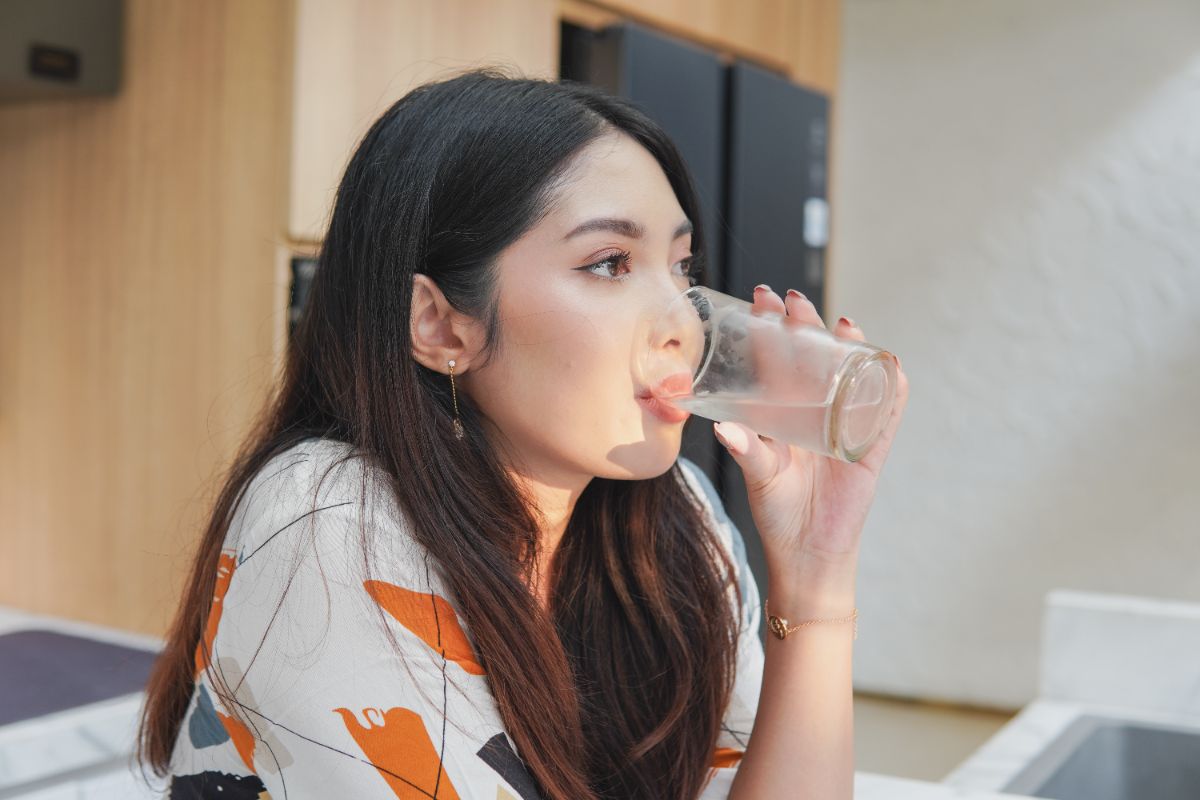 Linha residencial de filtragem de água