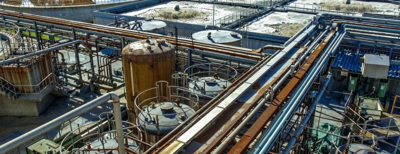 Estação de tratamento de efluentes industriais