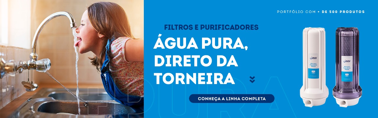 BBI água pura direto da torneira